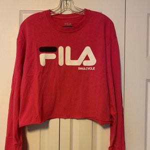 Fila Soulcycle Long Sleeve Crop Tshirt